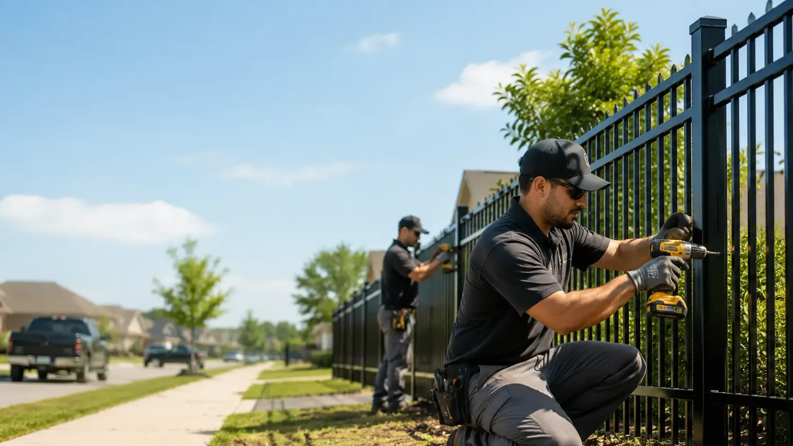 Metal Fence Installation in Buna, TX